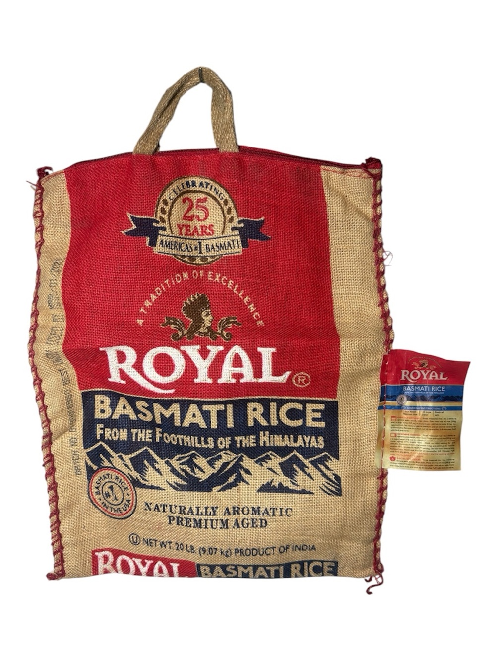 Basmati Royal Rice Jute Tote Bag